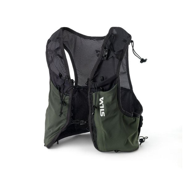 Plecak biegowy Strive Fly Vest. Czarne plecaki damskie SILVA, bez wzorów, z nylonu. Za 299.99 zł.