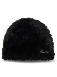 Guess Czapka W4BZ40 WGU30 Czarny. Czarne czapki zimowe damskie Guess, z poliesteru. Za 214.99 zł.