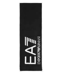 Szalik EA7 Mountain Visibility. Czarne szaliki i kominy damskie EA7, na zimę, bez wzorów, z materiału. Za 179.99 zł.