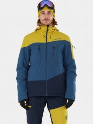 Kurtka narciarska męska Fundango Privet Allmountain. Niebieskie kurtki narciarskie i snowboardowe damskie Fundango, l, bez wzorów, z materiału, bez kaptura, narciarskie. Za 639.00 zł.