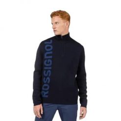 Bluza półzipowa Rossignol Signature. Niebieskie bluzy bez kaptura męskie Rossignol, m. Za 768.50 zł.