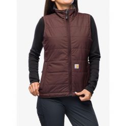 Kamizelka damska Carhartt Relaxed Fit Lightweight Insulated Vest. Brązowe kamizelki damskie Carhartt, xs. Za 335.99 zł.