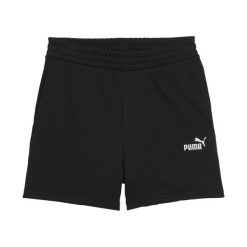 Damskie szorty Essentials 5'' z małym logo No. 1 i wysokim stanem PUMA. Czarne szorty damskie Puma, bez wzorów, prążkowane, sportowe, z podwyższonym stanem. Za 129.00 zł.