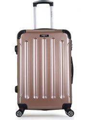 BlueStar Walizka "Tunis" w kolorze różowozłotym - 47 x 75 x 29 cm rozmiar: onesize. Różowe walizki Bluestar, bez wzorów, z materiału. Za 295.99 zł.