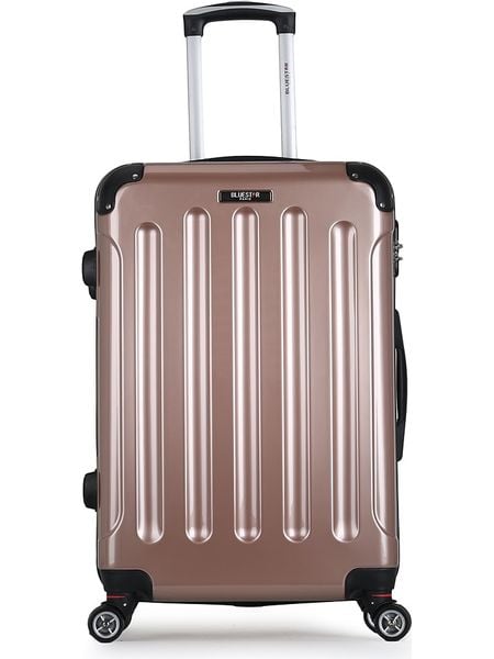 BlueStar Walizka "Tunis" w kolorze różowozłotym - 47 x 75 x 29 cm rozmiar: onesize. Różowe walizki Bluestar, bez wzorów, z materiału. Za 295.99 zł.