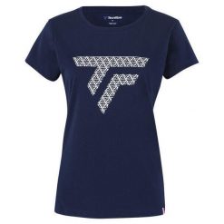 Koszulka damska Tecnifibre Trainning 2023. Niebieskie t-shirty damskie TECNIFIBRE, s, bez wzorów, z bawełny, bez kołnierzyka. Za 109.99 zł.
