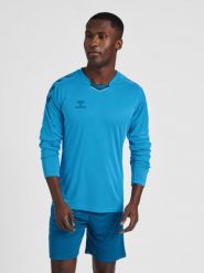 Koszulka Hmlcore dla dorosłych. Niebieskie t-shirty damskie HUMMEL, l, z jersey, bez ramiączek, na fitness i siłownię. Za 147.00 zł.