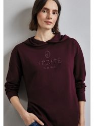 Street One Bluza w kolorze bordowym rozmiar: 36. Czerwone bluzy z kapturem damskie Street One. Za 169.45 zł.