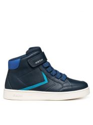 Geox Sneakersy J Eclyper J56LSA 0BC11 C0693 M Granatowy. Niebieskie trampki i tenisówki chłopięce Geox, bez wzorów, ze skóry, bez zapięcia. Za 179.99 zł.