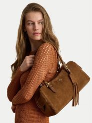 LAUREN RALPH LAUREN Torebka 431P11777001 Brązowy. Brązowe torebki klasyczne damskie Lauren Ralph Lauren, bez wzorów, ze skóry, bez dodatków. Za 1,541.99 zł.