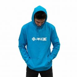 Bluza z kapturem Pride Racing Logo Hawaian. Niebieskie bluzy z kapturem męskie PRIDE RACING, m, z bawełny. Za 238.50 zł.
