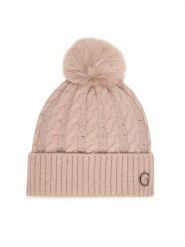 Guess Kapelusz 179113 Różowy. Czerwone kapelusze damskie Guess, na zimę, z aplikacjami. Za 129.99 zł.