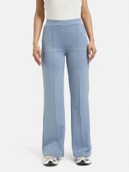 Smith & Soul Spodnie w kolorze błękitnym rozmiar: XL. Niebieskie spodnie materiałowe damskie Smith & Soul, bez wzorów, z materiału, z podwyższonym stanem. Za 152.99 zł.