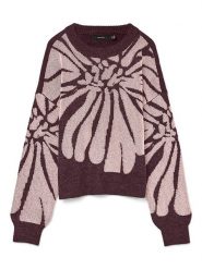 Vero Moda Sweter w kolorze bordowym rozmiar: M. Czerwone swetry klasyczne damskie Vero Moda, m, bez kołnierzyka. Za 126.45 zł.