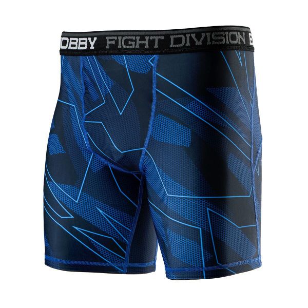 Spodenki Vale Tudo do MMA męskie EXTREME HOBBY SHADOW. Niebieskie szorty męskie EXTREME HOBBY, z elastanu, bez kołnierzyka. Za 169.00 zł.