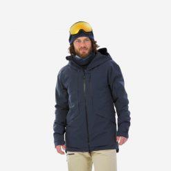 Kurtka narciarska męska Wedze FR100. Niebieskie kurtki narciarskie i snowboardowe damskie WED'ZE, m, bez wzorów, z materiału, bez kaptura, narciarskie. Za 299.99 zł.