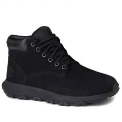 Buty trekkingowe męskie Timberland Winson Park Chukka. Czarne buty trekkingowe męskie Timberland, z gumy, za kostkę, bez zapięcia, trekkingowe. Za 612.00 zł.