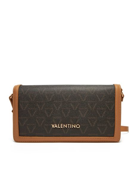 Valentino Torebka Lady Re VBS8GT14 Brązowy. Brązowe listonoszki damskie Valentino, bez wzorów, ze skóry, bez dodatków. Za 359.99 zł.