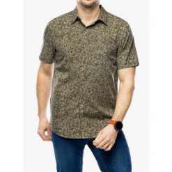 Koszula turystyczna męska Royal Robbins Amp Lite Printed S/S. Zielone koszule męskie ROYAL ROBBINS, m, bez wzorów, bez kołnierzyka, bez ramiączek. Za 281.99 zł.