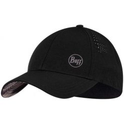 Czapka z daszkiem BUFF SUMMIT CAP IKUT. Czarne czapki męskie Buff, bez wzorów, sportowe. W wyprzedaży za 104.93 zł.