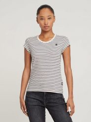 G-Star Koszulka w kolorze białym rozmiar: XS. Białe bluzki damskie G-Star, xs, bez wzorów, z bawełny, retro, bez kołnierzyka, bez ramiączek. Za 65.99 zł.