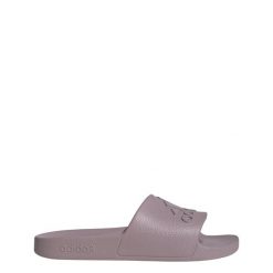 Klapki basenowe dla dorosłych Adidas Adilette Aqua. Czerwone klapki damskie Adidas, bez wzorów, bez obcasa. Za 89.99 zł.