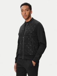 KARL LAGERFELD Kurtka bomber 505061 563902 Czarny Regular Fit. Czarne kurtki męskie Karl Lagerfeld, m, bez wzorów, z syntetyku, bez kaptura. Za 1,319.00 zł.