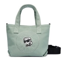 Torebka KARL LAGERFELD. Zielone torebki klasyczne damskie Karl Lagerfeld, bez wzorów, bez dodatków. Za 339.99 zł.
