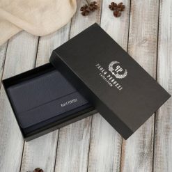 Granatowy portfel damski skórzany duży z ochroną RFID Paolo Peruzzi AL-01-NV. Niebieskie portfele damskie bez wzorów, ze skóry. Za 74.00 zł.