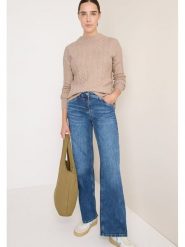 Cecil Sweter w kolorze beżowym rozmiar: S. Brązowe swetry klasyczne damskie Cecil, s, bez kołnierzyka. Za 148.26 zł.