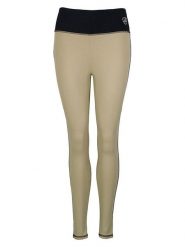 Peak Mountain Legginsy sportowe "Ashine" w kolorze szarobrązowym rozmiar: M. Brązowe legginsy damskie Peak Mountain, m, bez wzorów, z materiału. Za 126.99 zł.