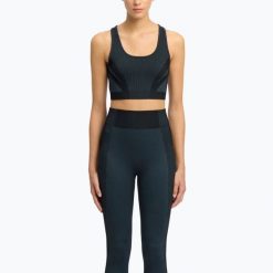 Biustonosz Reebok Rbk Lab Seamless. Czarne biustonosze sportowe damskie REEBOK FITNESS, bez wzorów. Za 199.99 zł.