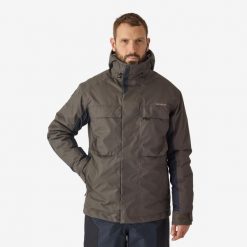 Kurtka wędkarska Caperlan 500 thermo wodoodporna. Kurtki męskie CAPERLAN, l, bez wzorów, z materiału, sportowe, bez kaptura. Za 279.99 zł.