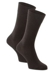FALKE Skarpety pakowane po 2 szt. Mężczyźni Bawełna brązowy, 39-42. Brązowe skarpetki męskie Falke, bez wzorów, z bawełny. Za 69.95 zł.