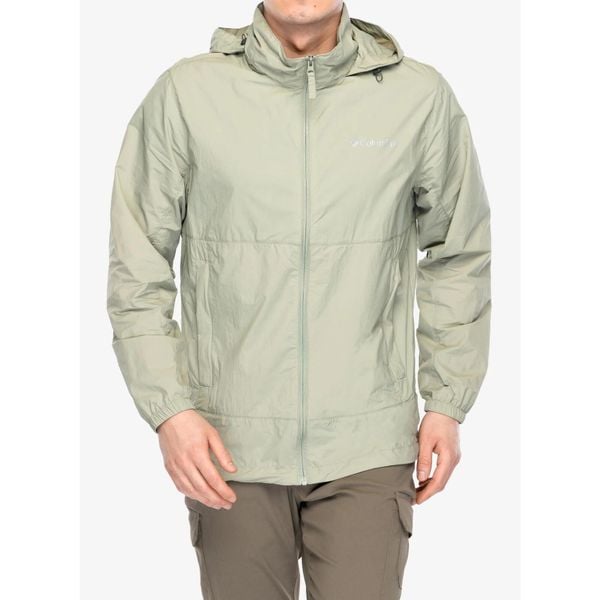 Kurtka przeciwwiatrowa męska Columbia Loop Basin Windbreaker. Zielone kurtki męskie Columbia, m, bez wzorów, z softshellu, sportowe, bez kaptura. Za 293.99 zł.