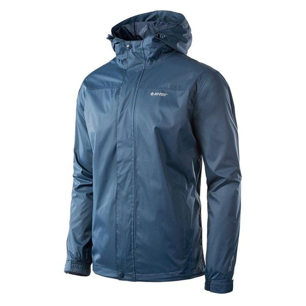 Męska lekka kurtka trekkingowa Hi-Tec Resti granatowa rozmiar XL. Niebieskie kurtki męskie Hi-tec, na jesień, l, bez wzorów, z materiału, sportowe. Za 242.90 zł.