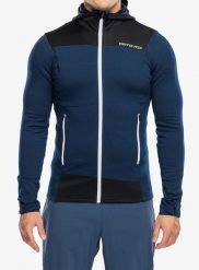 Bluza rozpinana męska Ortovox Fleece Light Hoody. Niebieskie bluzy z kapturem męskie ORTOVOX, l, z materiału. Za 868.99 zł.