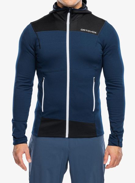 Bluza rozpinana męska Ortovox Fleece Light Hoody. Niebieskie bluzy z kapturem męskie ORTOVOX, l, z materiału. Za 868.99 zł.