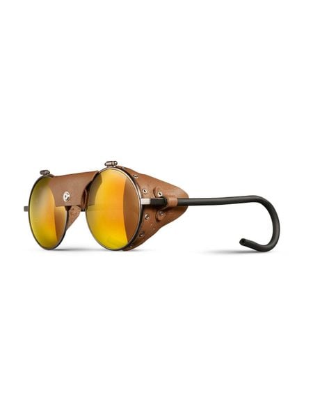 Okulary górskie JULBO VERMONT - brązowy Spectron kat.3. Brązowe okulary przeciwsłoneczne męskie JULBO, z materiału, okrągłe. Za 499.99 zł.