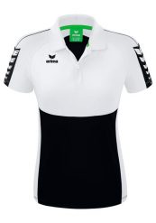 Damska koszulka polo Erima Six Wings. Białe bluzki sportowe damskie Erima, z materiału, bez kołnierzyka, bez ramiączek. Za 226.50 zł.