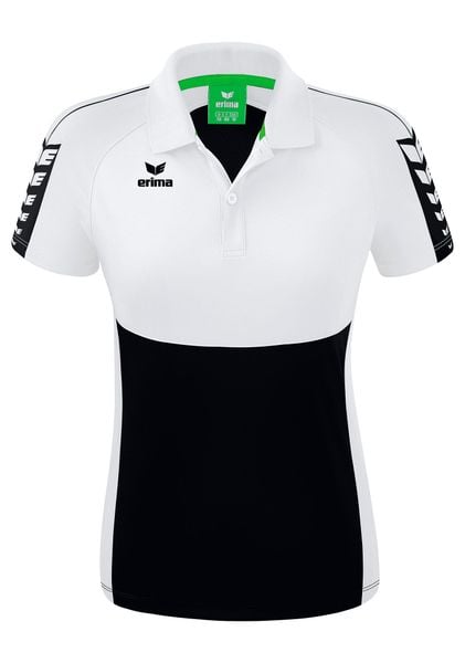 Damska koszulka polo Erima Six Wings. Białe bluzki sportowe damskie Erima, z materiału, bez kołnierzyka, bez ramiączek. Za 178.50 zł.