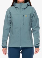 Kurtka softshell damska Fjallraven Bergtagen Stretch Jacket. Niebieskie kurtki softshell damskie Fjällräven, s, bez wzorów, z materiału, bez kaptura. Za 1,055.99 zł.