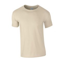 Koszulka Softstyle Dla Dorosłych Unisex. Brązowe bluzki damskie Gildan, s, bez wzorów, sportowe, bez kołnierzyka, bez ramiączek. Za 28.99 zł.