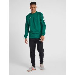 Bluza do piłki ręcznej męska Hummel Go Cotton Sweatshirt. Brązowe bluzy bez kaptura męskie HUMMEL, m. W wyprzedaży za 152.50 zł.