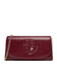 Beverly Hills Polo Club Portfel CWBEO-BHPC-W1-008-SS26 Bordowy. Czerwone portfele damskie Beverly Hills Polo Club, bez wzorów, ze skóry. Za 99.99 zł.