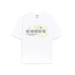 Koszulka męska DIADORA T-SHIRT SS URBANITY. Białe t-shirty męskie Diadora, m, bez wzorów, bez kołnierzyka. Za 89.99 zł.