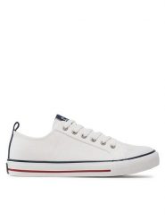 Gap Trampki Houston Cvs GAL001F5TWWHITGP Biały. Białe trampki i tenisówki męskie GAP, bez wzorów, z materiału, bez zapięcia. Za 149.99 zł.