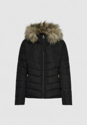 Kurtka puchowa Kobieta ONLY ONLELLAN QUILTED HOOD CC OTW. Czarne kurtki damskie Only, na zimę, s, z aplikacjami, z futra, bez kaptura. Za 403.90 zł.