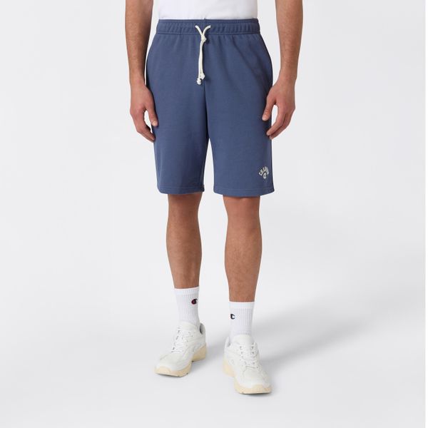 Spodenki męskie Champion. Niebieskie szorty męskie CHAMPION, bez wzorów, z dresówki, eleganckie. Za 129.99 zł.