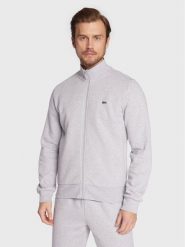 Lacoste Bluza SH9622 Szary Regular Fit. Szare bluzy bez kaptura męskie Lacoste, m, z bawełny. Za 429.99 zł.